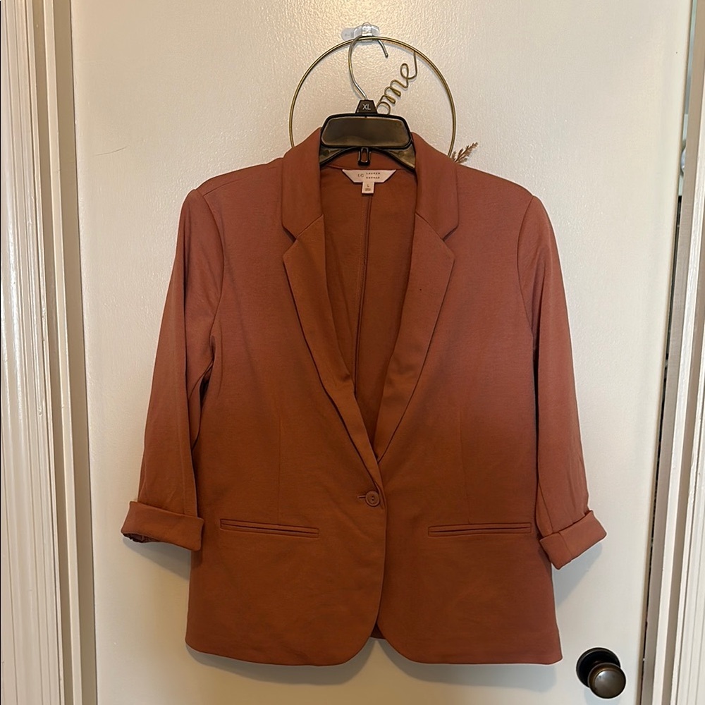 LC Lauren Conrad Terracotta Blazer